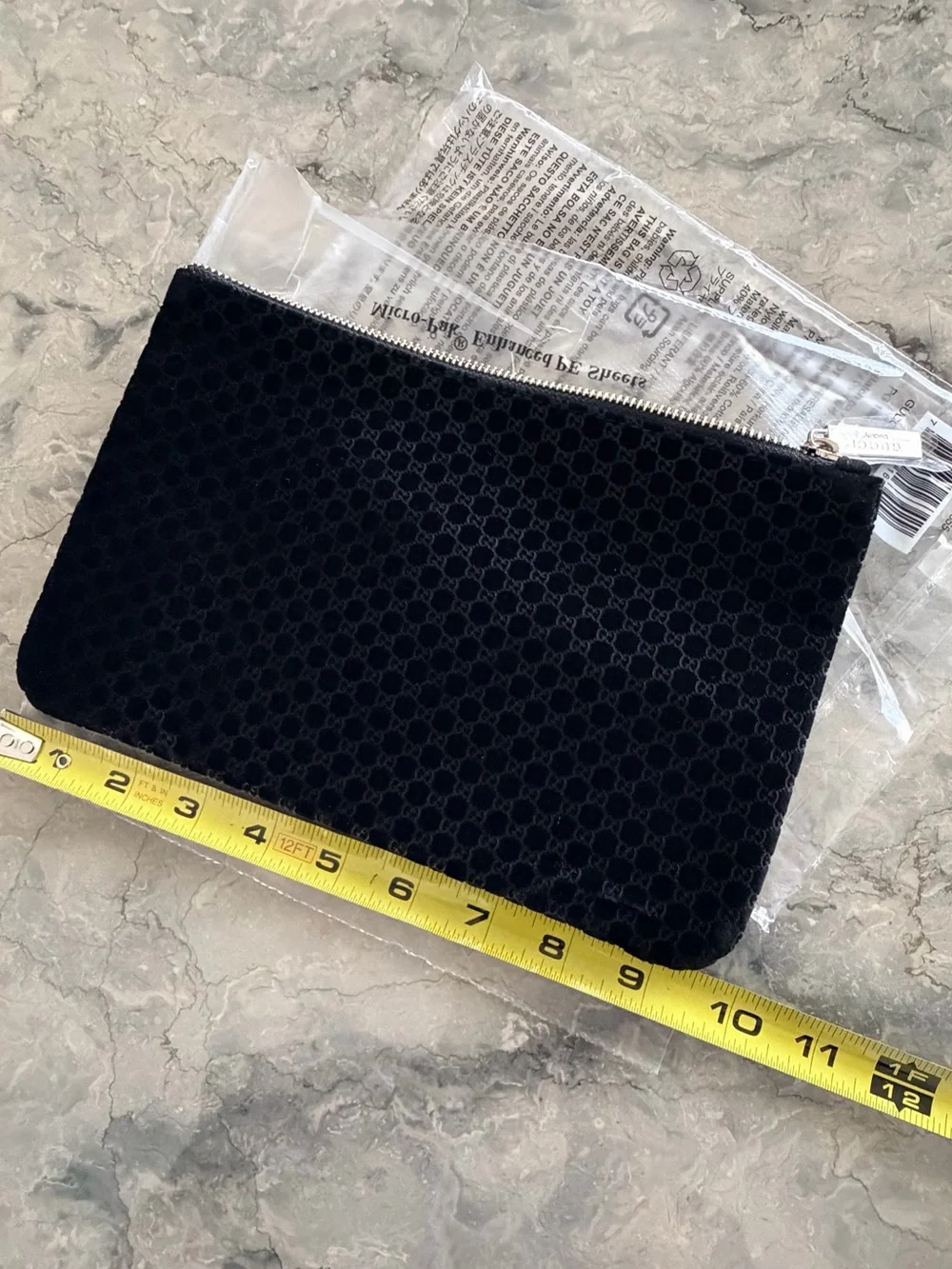 GUCCI Beauty Monogram Cosmetic Makeup Pouch
